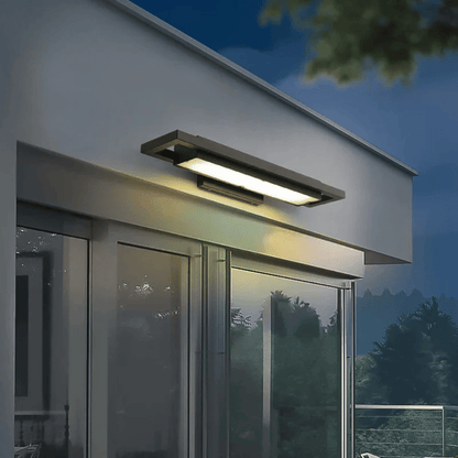 Verthara Premium Waterproof LED Outdoor Wall Light - Modern Design - Black Aluminium - IP65 Rated - Ideal for Garden and Entryway - Energy Efficient