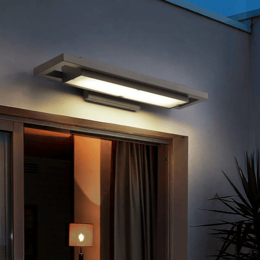 Verthara Premium Waterproof LED Outdoor Wall Light - Modern Design - Black Aluminium - IP65 Rated - Ideal for Garden and Entryway - Energy Efficient