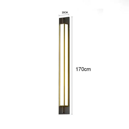 Verthara Premium Waterproof LED Outdoor Wall Light - Wall-Mounted - IP65 Rated - Stainless Steel - Modern Design - Ideal For Gardens And Villas