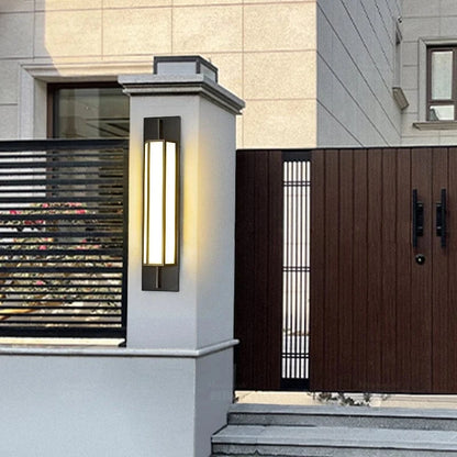 Verthara Premium Waterproof LED Outdoor Wall Light - Wall-Mounted - IP65 Rated - Stainless Steel - Modern Design - Ideal For Gardens And Villas