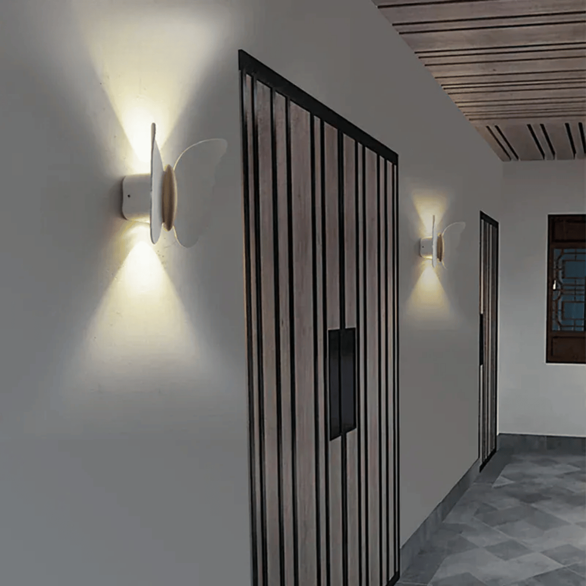 Verthara Premium Waterproof LED Wall Light – Outdoor Garden Lighting - Aluminium - Butterfly Shape - 6W - 110V/240V Compatible