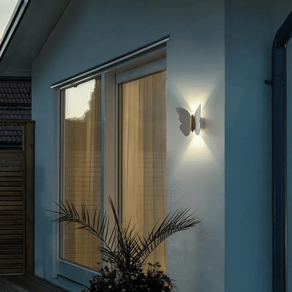 Verthara Premium Waterproof LED Wall Light – Outdoor Garden Lighting - Aluminium - Butterfly Shape - 6W - 110V/240V Compatible