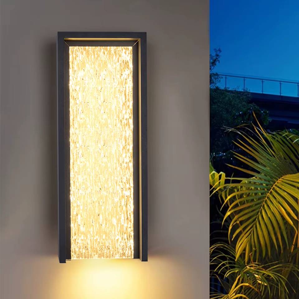 Verthara Premium Waterproof Outdoor Wall Light Fixture - Modern Aluminum Sconce for Garden and Balcony - Available in Black and Grey