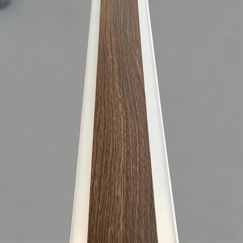Verthara Premium Wood-Grain Strip LED Outdoor Wall Sconce