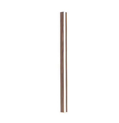 Verthara Premium Wood-Grain Strip LED Outdoor Wall Sconce