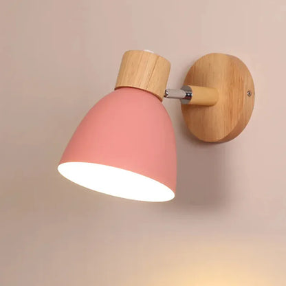 Verthara Premium Wooden Macaroon Rotatable Wall Sconce