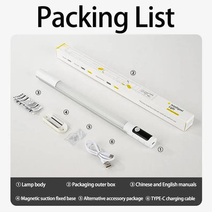 Verthara Rechargeable LED Night Light with Motion Sensor and Digital Display – Indoor Use for Kitchen and Cabinets