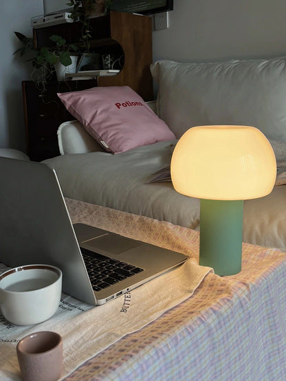Verthara Rechargeable LED Table Lamp - Cordless - Adjustable Height - Multi-Colour - Indoor/Outdoor Use - Durable Iron and Acrylic