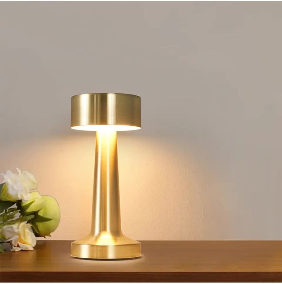 Verthara Rechargeable LED Table Lamp – Cordless - Touch Dimming - Modern Design - 3 Colour Temperatures - Portable For Indoor/Outdoor Use