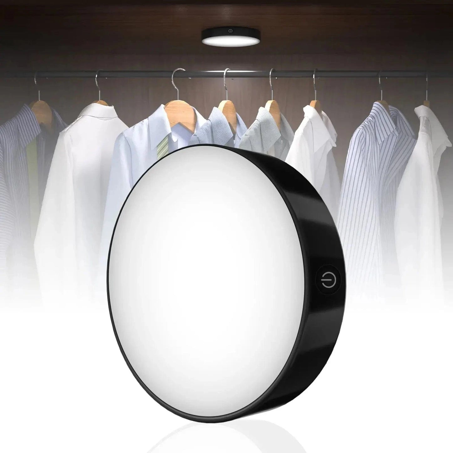 Verthara Rechargeable Touch Table Light – Dimmable – Portable - Elegant Round Design - Ideal Touch Lamp For Bedroom - Indoor Use White Light / 1 Pcs