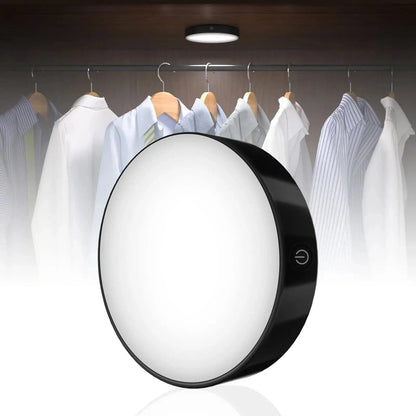 Verthara Rechargeable Touch Table Light – Dimmable – Portable - Elegant Round Design - Ideal Touch Lamp For Bedroom - Indoor Use White Light / 1 Pcs
