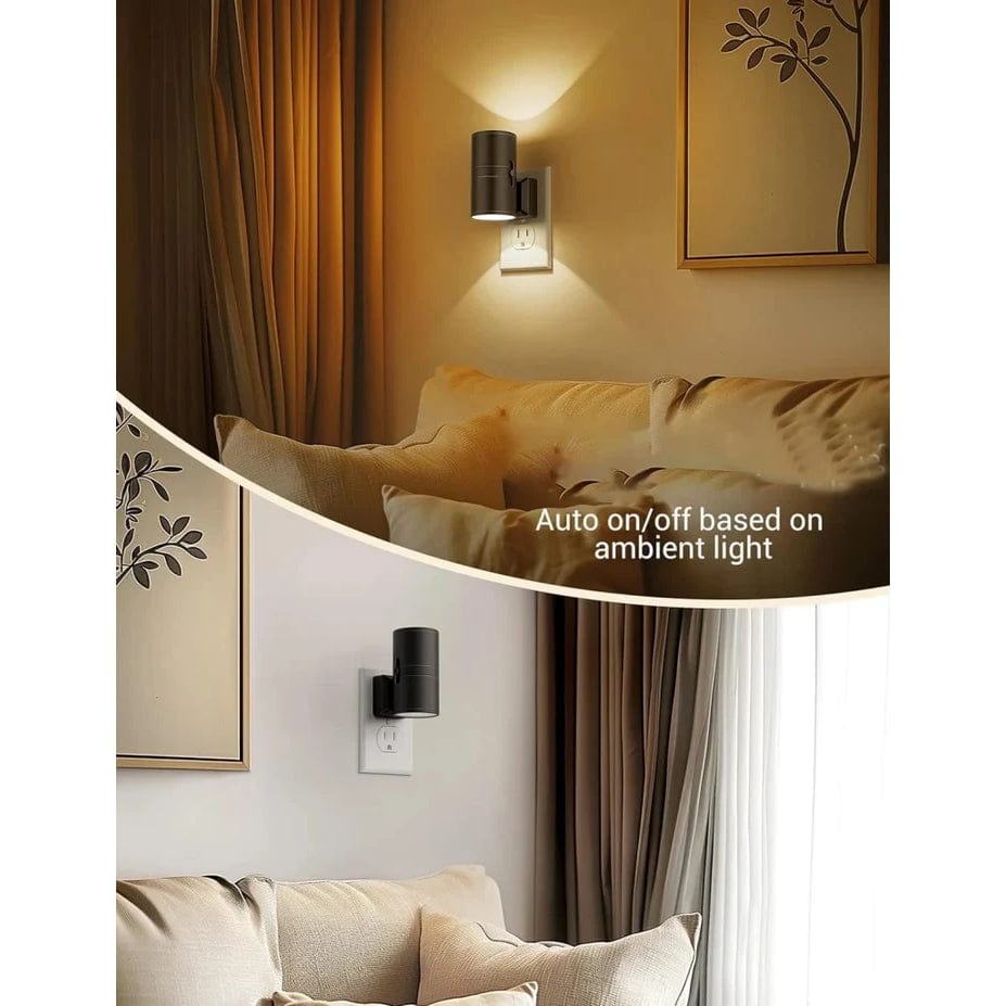 Verthara Remote Control Plug-In LED Wall Night Light