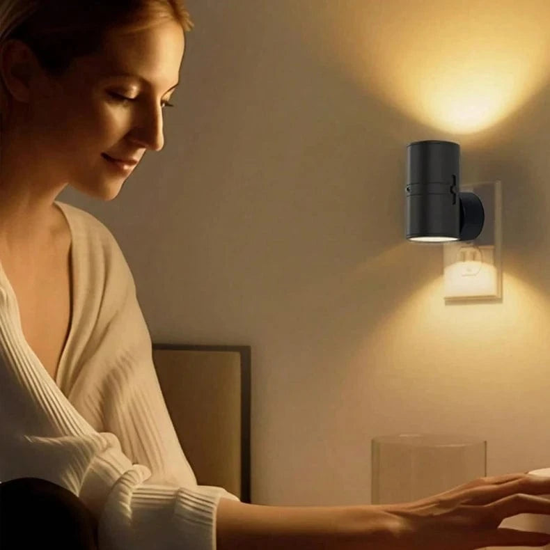 Verthara Remote Control Plug-In LED Wall Night Light