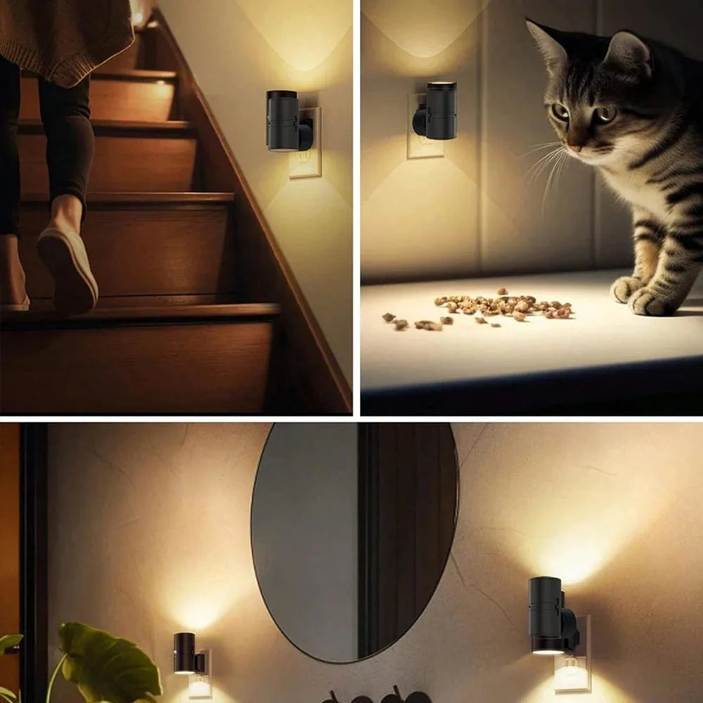 Verthara Remote Control Plug-In LED Wall Night Light