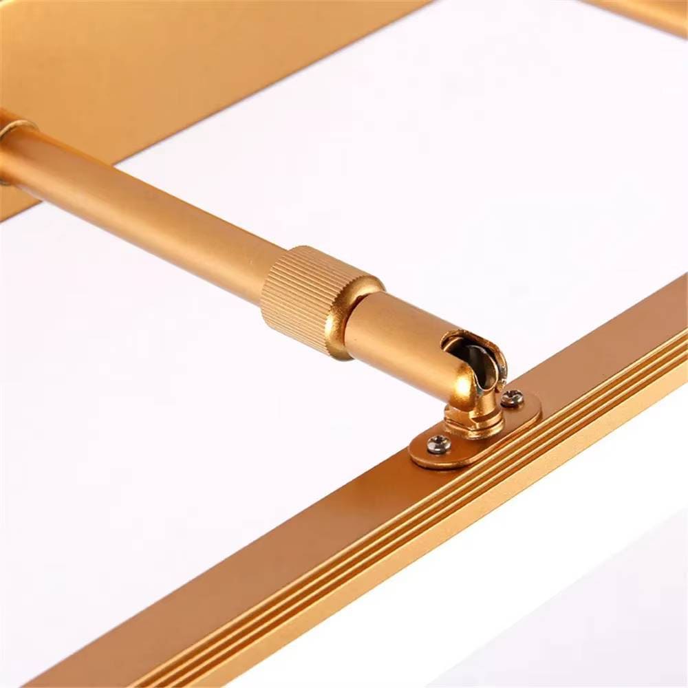 Verthara Retractable LED Bathroom Mirror Light – Waterproof Anti-Fog Sconce Lamp for Modern Vanity Use, Adjustable Length 40/50cm