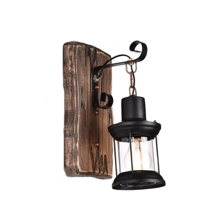 Verthara Retro Industrial Wall Light Fixture with Cage Shade – Vintage Wall Sconce for Living Room, Dining Room, Restaurant, and Bar
