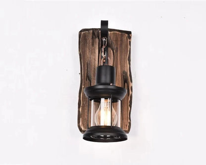 Verthara Retro Industrial Wall Light Fixture with Cage Shade – Vintage Wall Sconce for Living Room, Dining Room, Restaurant, and Bar