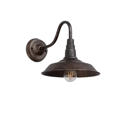 Verthara Retro LED Wall Light With E27 Socket – Waterproof - Vintage Style - Quality Wrought Iron - Multiple Colour Options - Indoor/Outdoor Use Archaize