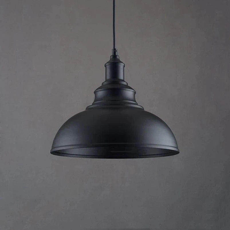 Verthara Retro Nordic Industrial Dining Table Pendant Light – Iron Pot Cover Over Dining Table Lighting