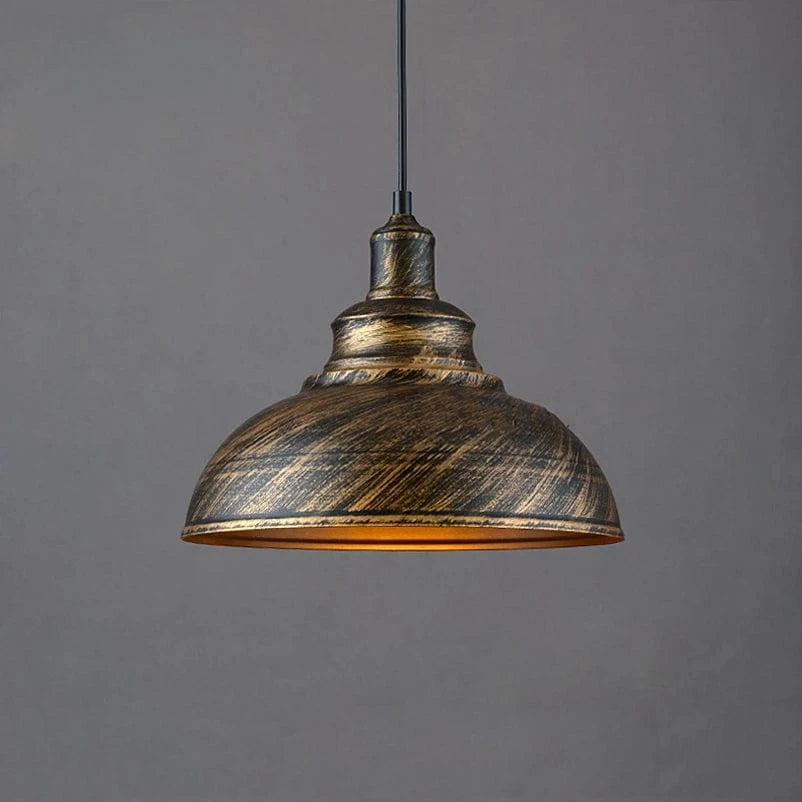 Verthara Retro Nordic Industrial Dining Table Pendant Light – Iron Pot Cover Over Dining Table Lighting