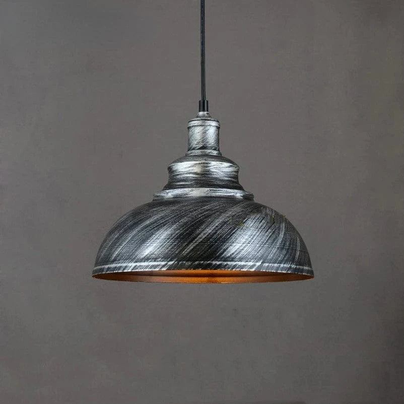 Verthara Retro Nordic Industrial Dining Table Pendant Light – Iron Pot Cover Over Dining Table Lighting