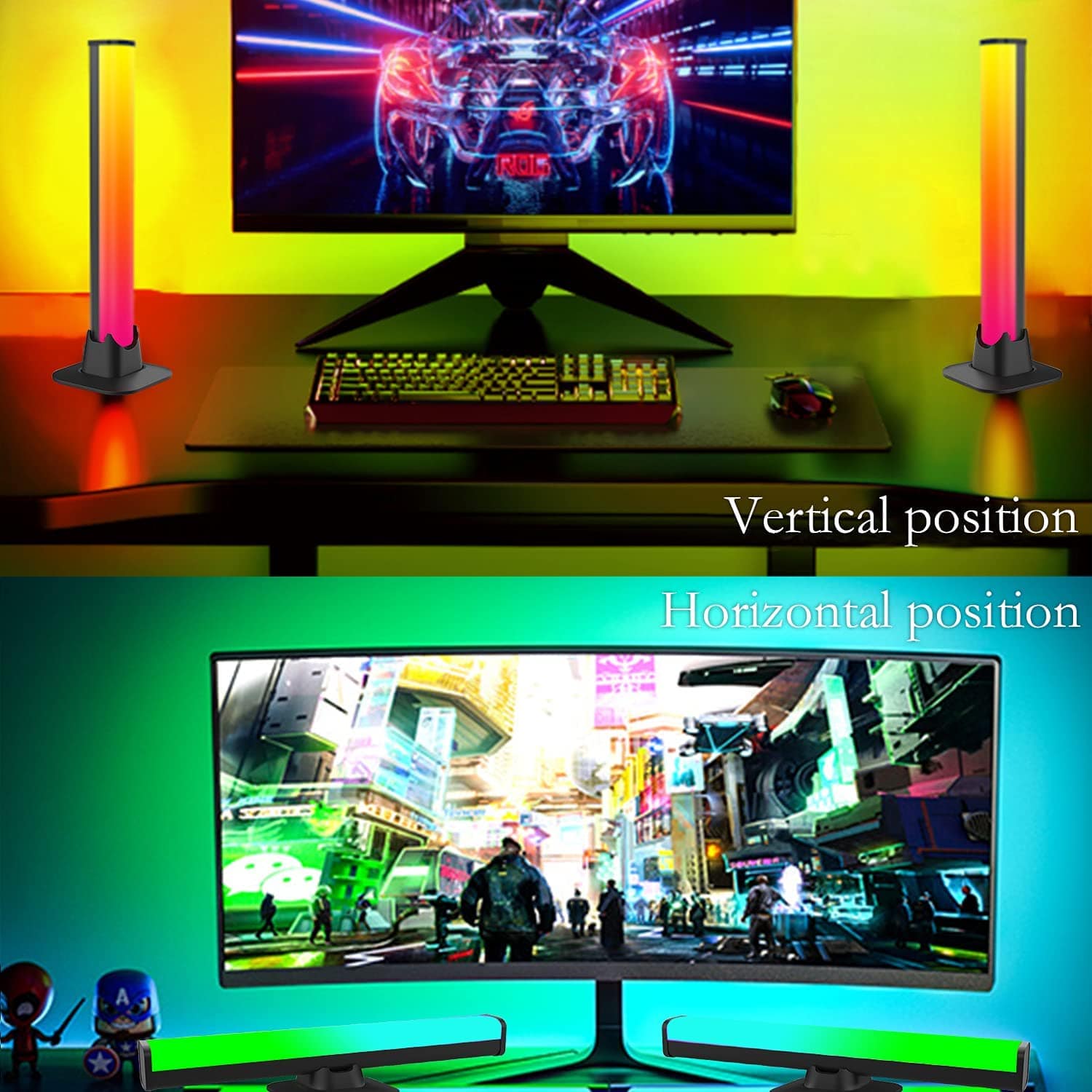 Verthara Rhythmic RGB LED Light Bars