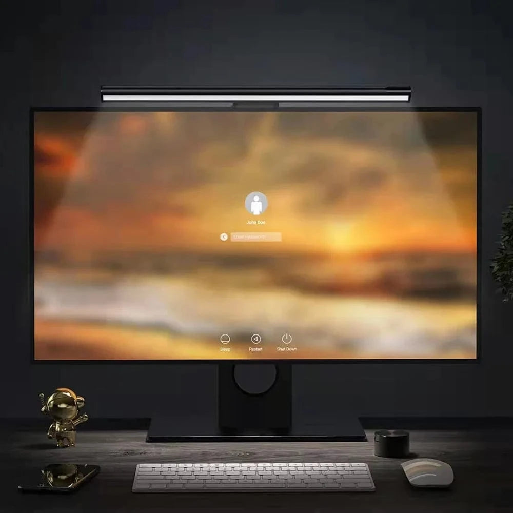 Verthara Screen Hanging LED Desk Lamp with Remote Control – Adjustable Color Temperature for Eye Protection