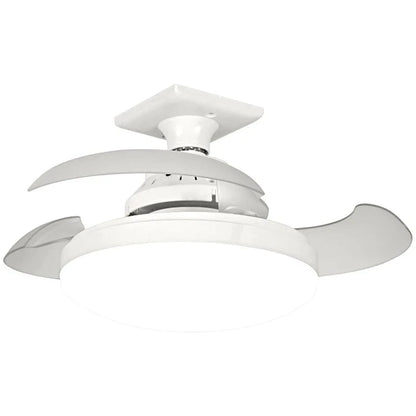 Verthara Smart Ceiling Fan with Lights and Remote Control – Modern Ceiling Fan Light with Dimmable LED and Retractable Blades Remote and APP-3color