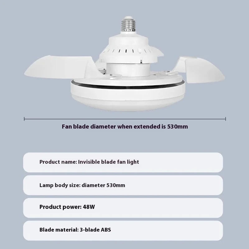Verthara Smart Ceiling Fan with Lights and Remote Control – Modern Ceiling Fan Light with Dimmable LED and Retractable Blades