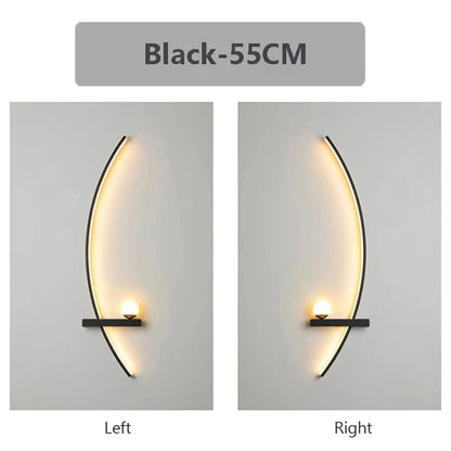 Verthara Smart LED Wall Lamp with Remote Control – Modern Minimalist Indoor Wall Sconce for Bedroom and Living Room Lighting