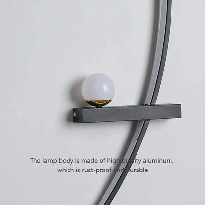 Verthara Smart LED Wall Lamp with Remote Control – Modern Minimalist Indoor Wall Sconce for Bedroom and Living Room Lighting