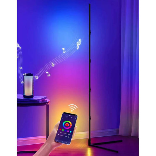 Verthara Smart RGB Floor Lamp with APP Control – 180CM Modern Standing Lamp for Living Room Decor
