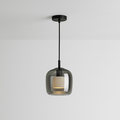 Verthara Smoke Grey Glass Pendant Light 1 pcs / Tricolor