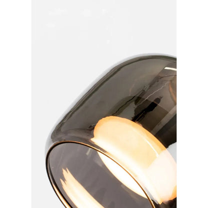 Verthara Smoke Grey Glass Pendant Light