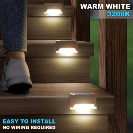 Verthara Solar Deck Lights - Outdoor Step Lighting