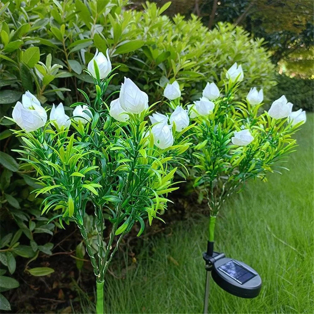 Verthara Solar Flower Tree Light - 42 LED Gardenia Lamp