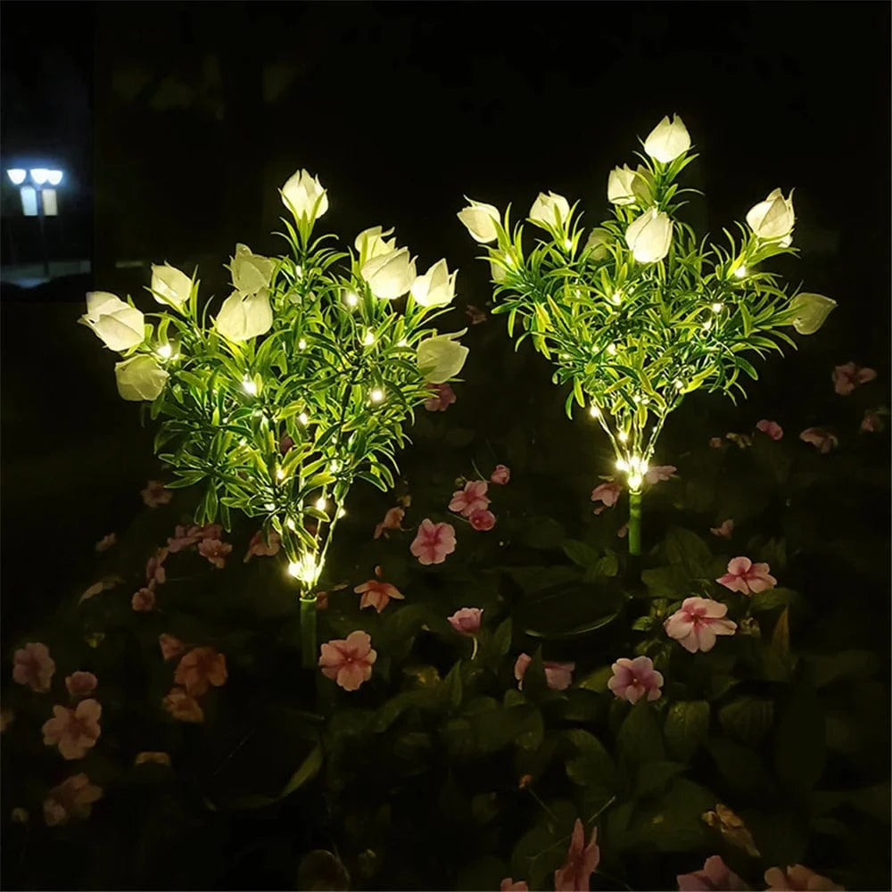 Verthara Solar Flower Tree Light - 42 LED Gardenia Lamp
