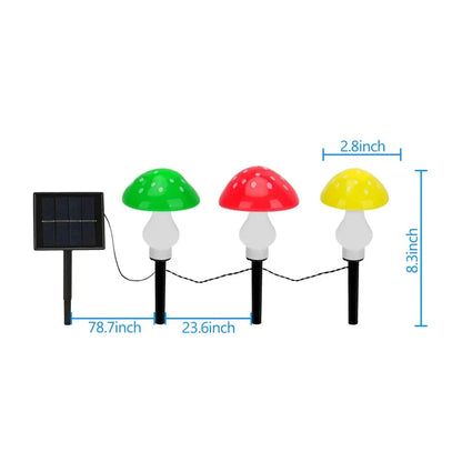 Verthara Solar Garden Light Mushroom