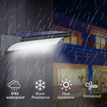 Verthara Solar Garden Wall Lights - Motion Sensor LED