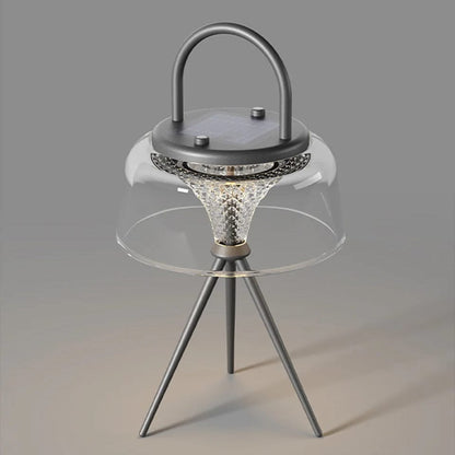 Verthara Solar LED Hanging Lantern - Waterproof - USB Rechargeable - Three Lighting Modes - Ideal For Outdoor - Garden - Patio - Camping