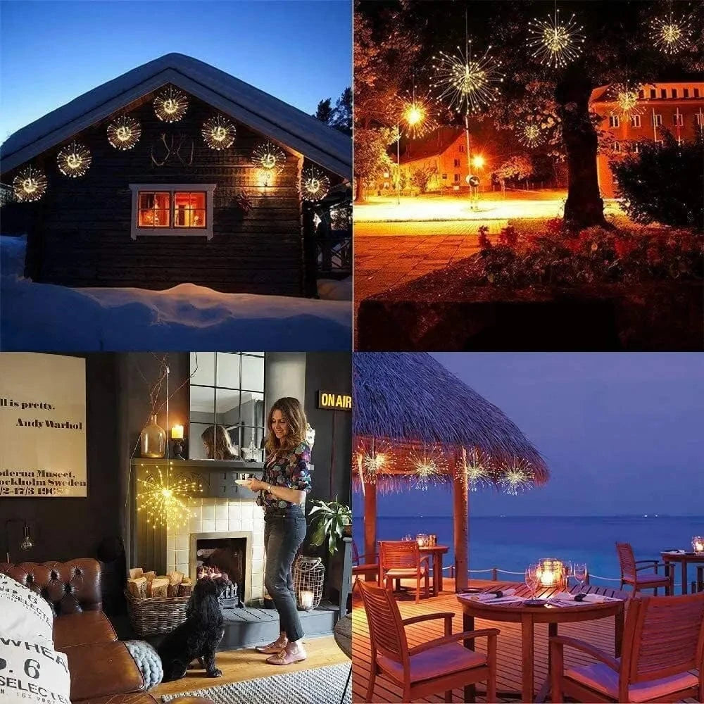 Verthara Solar LED String Lights With Copper Wire – Waterproof - Remote Control - 8 Modes - Decorative Outdoor Fairy Lights - Party - Garden Default