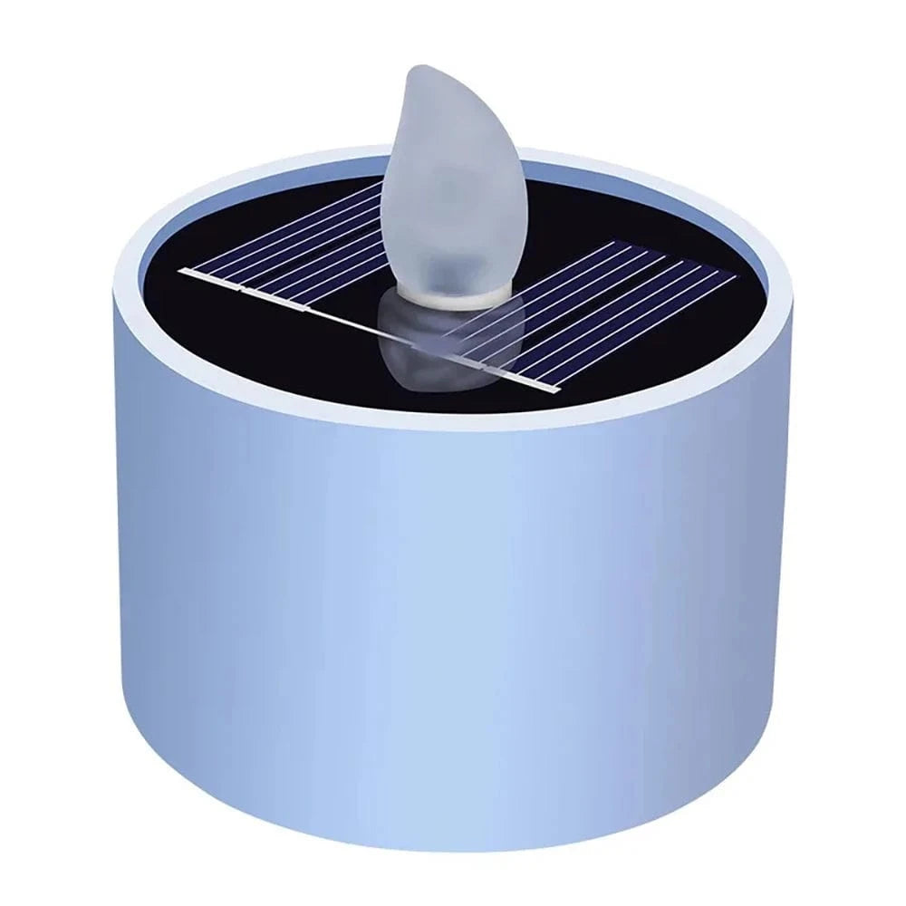 Verthara Solar LED Tea Light Candles – Flameless - Waterproof - Rechargeable - Warm Light - Ideal For Indoor And Outdoor Decor 1PC