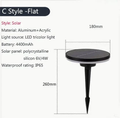 Verthara Solar Pathway Lights, Super Bright Waterproof Outdoor Garden Path Lights, Easy Installation Solar LED Landscape Lighting C