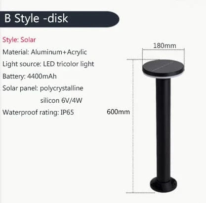 Verthara Solar Pathway Lights, Super Bright Waterproof Outdoor Garden Path Lights, Easy Installation Solar LED Landscape Lighting B