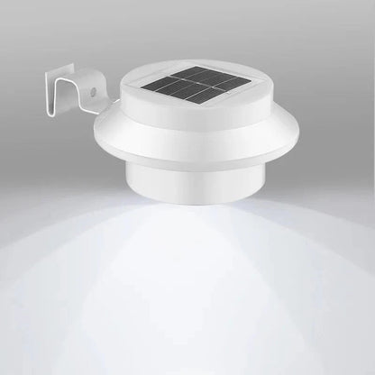 Verthara Solar Powered Fence Lights for Outdoor Use - Weather Resistant LED Garden Lights with Automatic On/Off Sensor White- White / 1 PCS