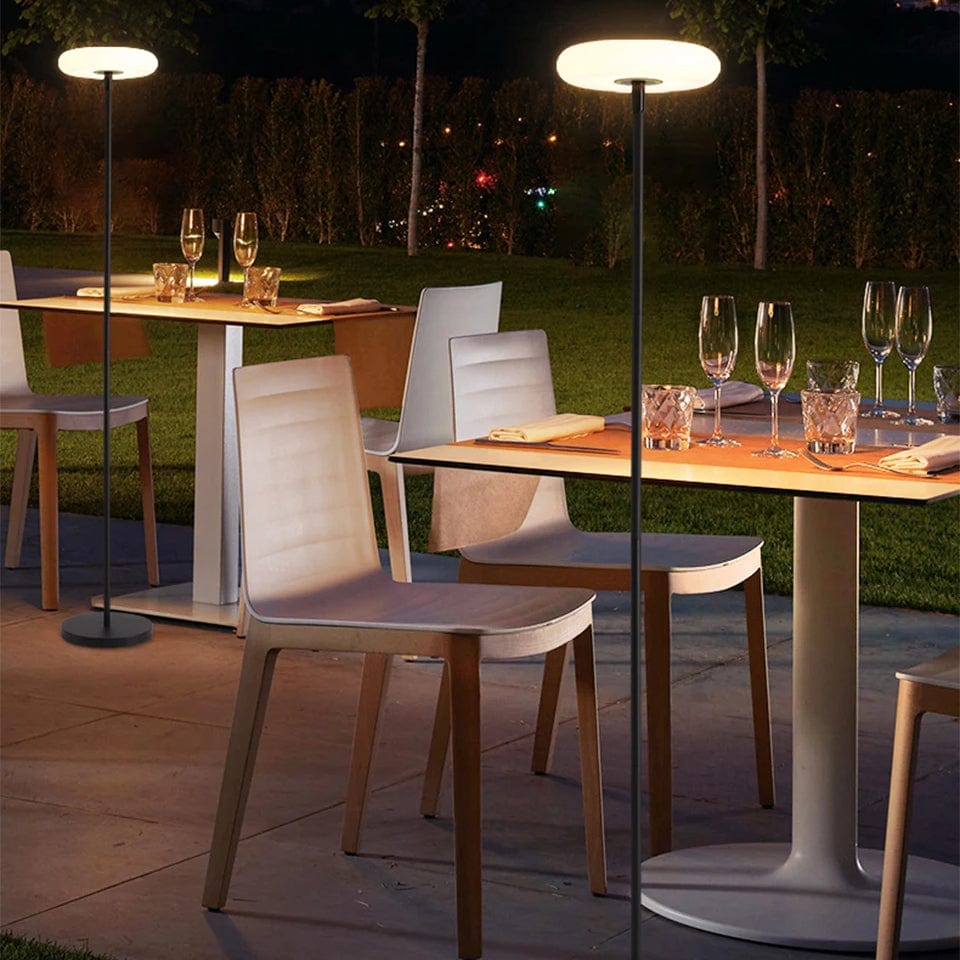 Verthara Solar Powered Outdoor Floor Lamp with Adjustable Height – IP54 Waterproof Garden Light for Patios and Pools