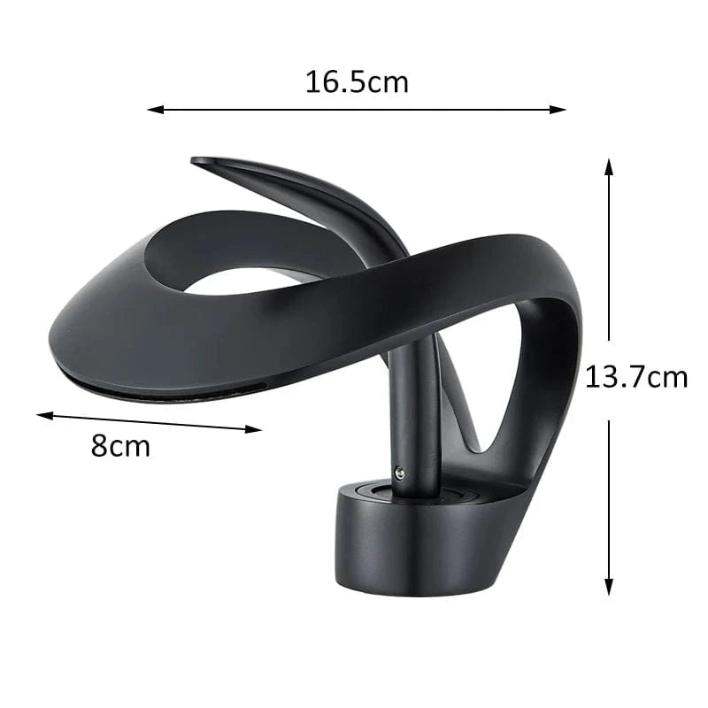 Verthara Solid Brass Waterfall Bathroom Faucet with Single Handle Mixer – Hot and Cold Water Basin Tap