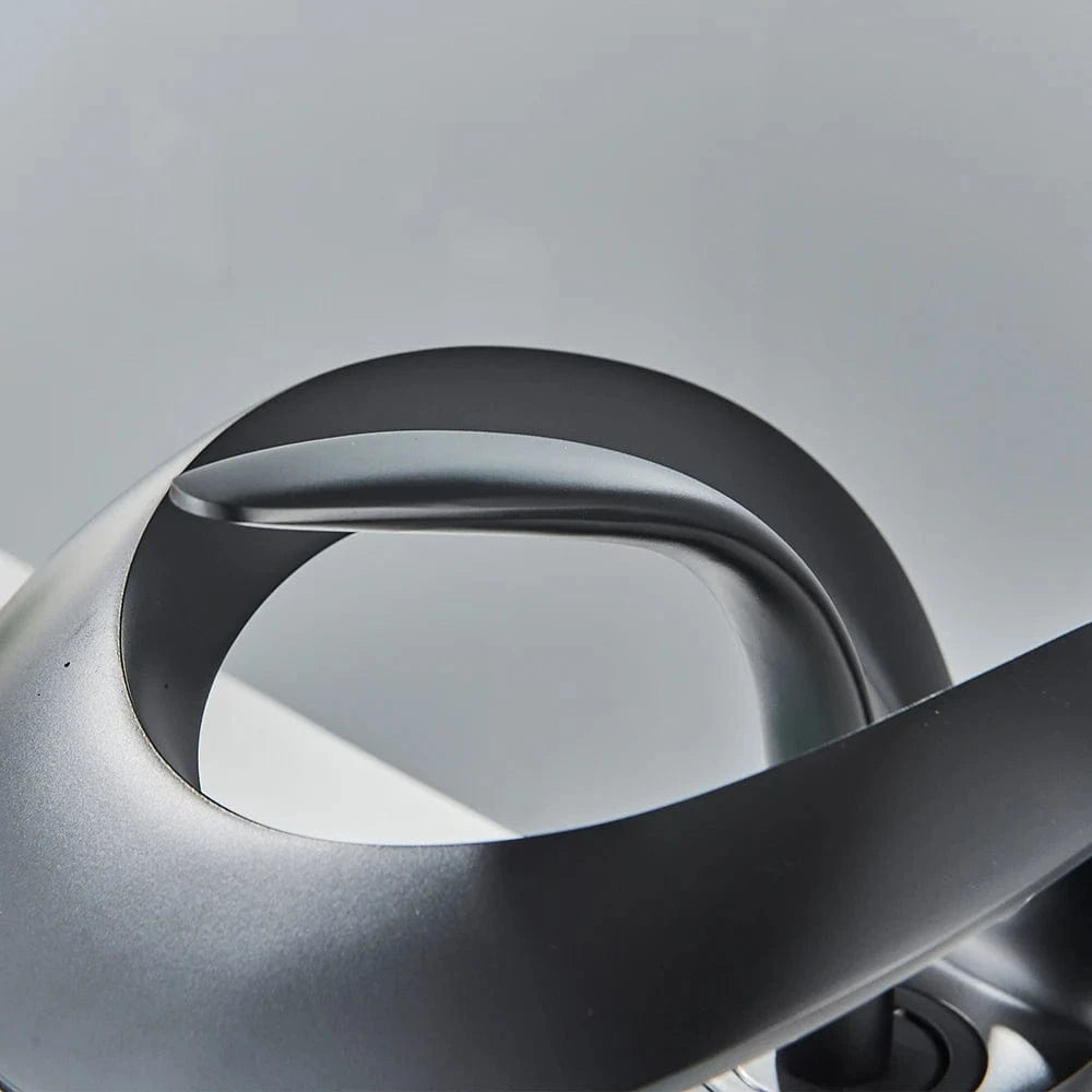 Verthara Solid Brass Waterfall Bathroom Faucet with Single Handle Mixer – Hot and Cold Water Basin Tap