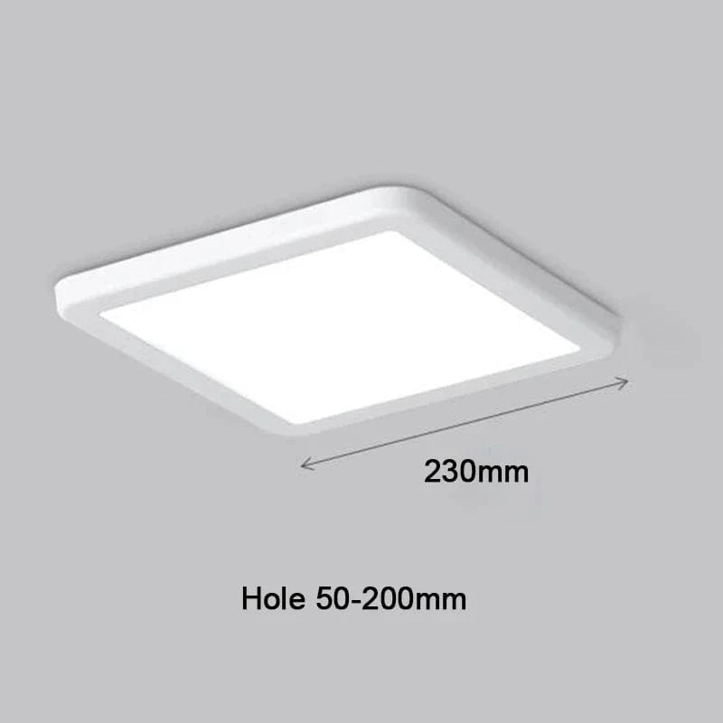 Verthara Ultra-Thin 600x600 LED Panel Light – Adjustable Brightness Ceiling Panel Lights for Office and Living Room square-20w-WH / White light