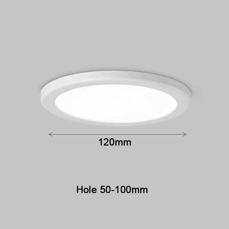 Verthara Ultra-Thin 600x600 LED Panel Light – Adjustable Brightness Ceiling Panel Lights for Office and Living Room round-8w-WH / White light